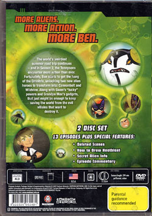 Ben 10: The Complete Season 2 (DVD) 