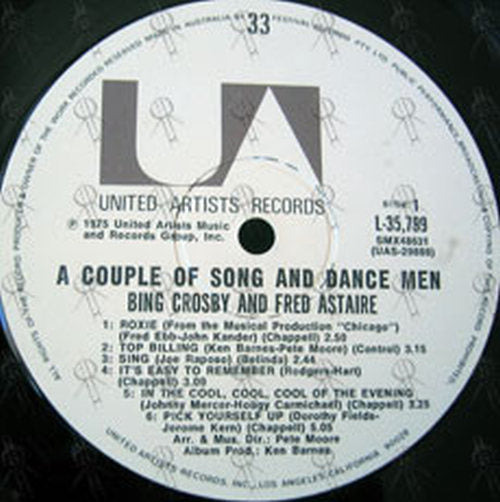 A Couple Of Song & Dance Men - Rare Records Au