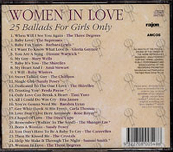 Women In Love: 25 Ballads For Girls Only
