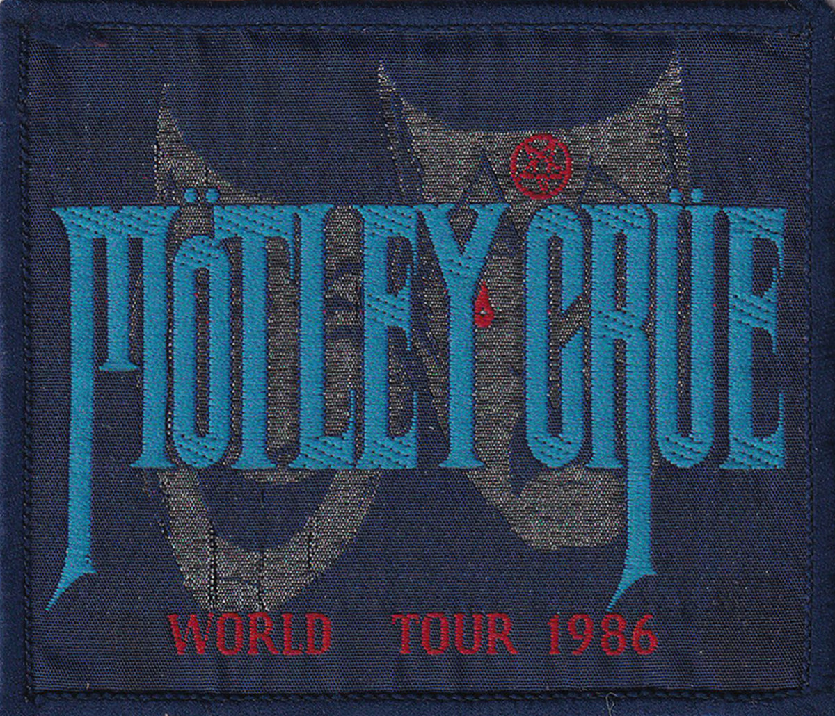 Theatre Of Pain World Tour Patch