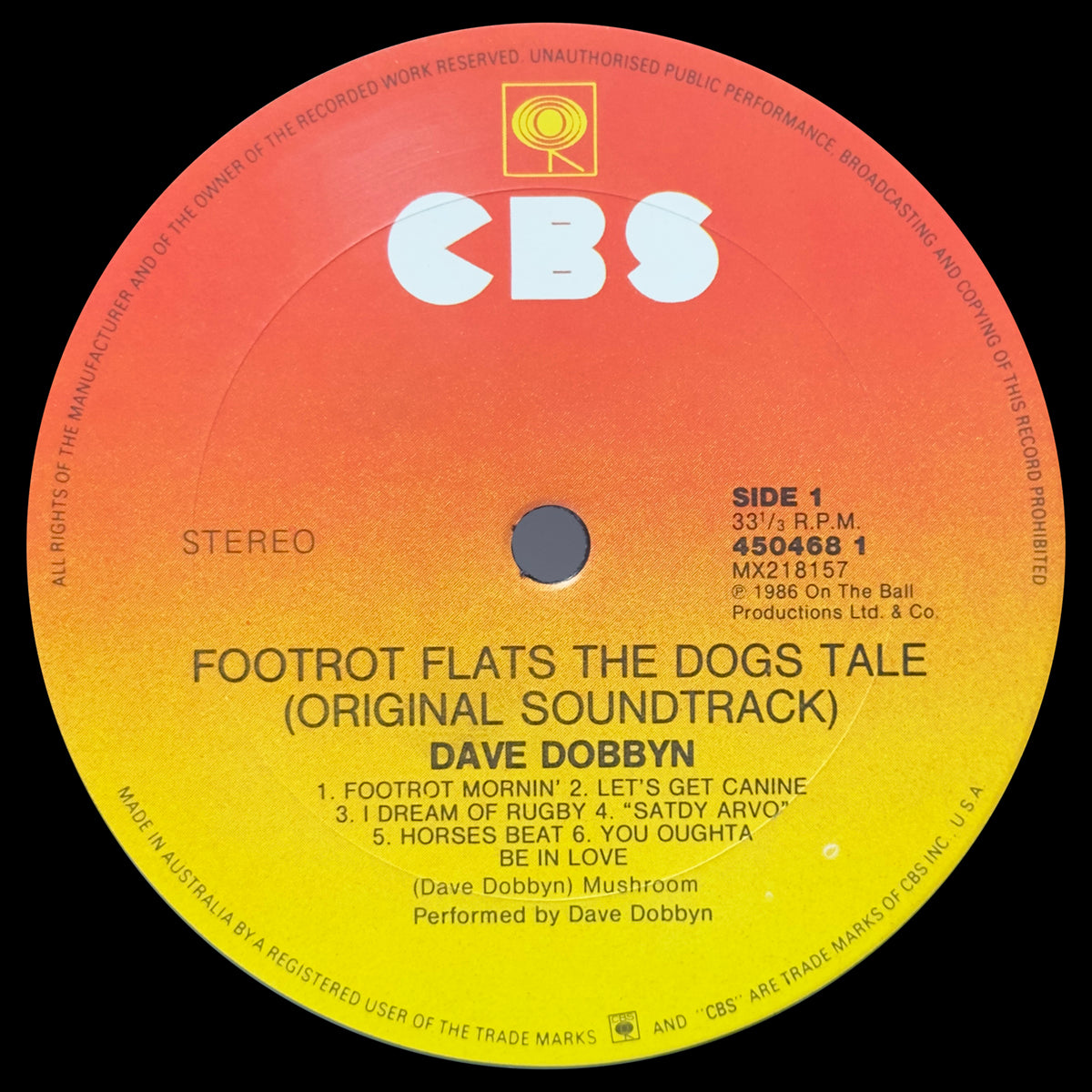 Footrot Flats The Dog&#39;s T̶a̶i̶l Tale (The Motion Picture Soundtrack)