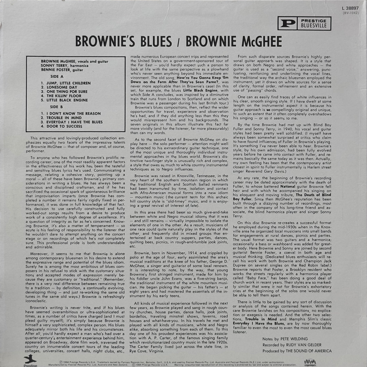 Brownie&#39;s Blues