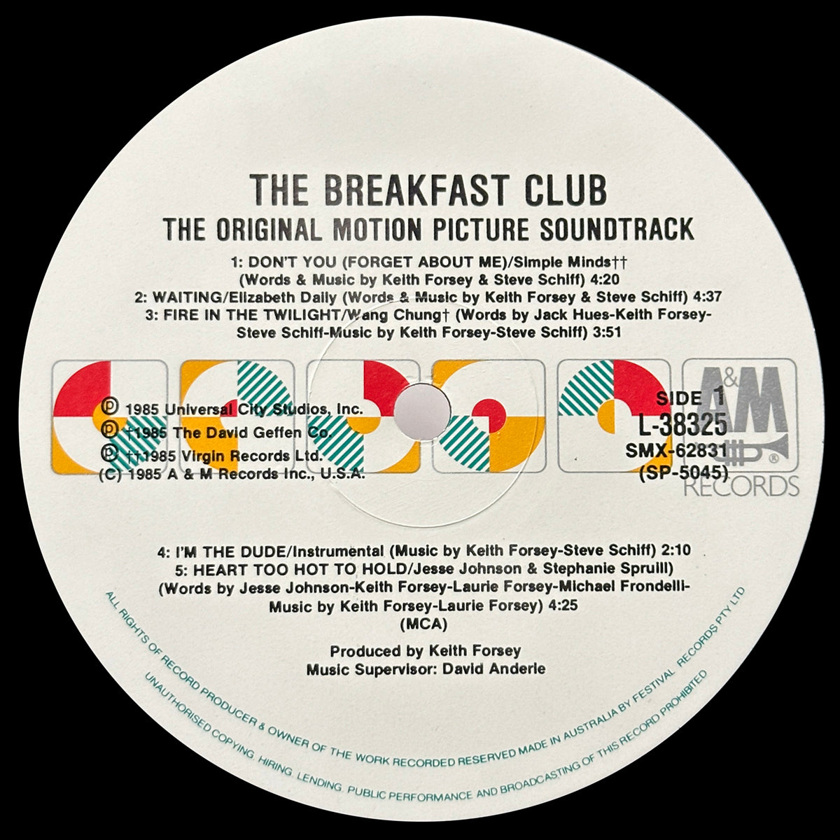 The Breakfast Club (Original Motion Picture Soundtrack)