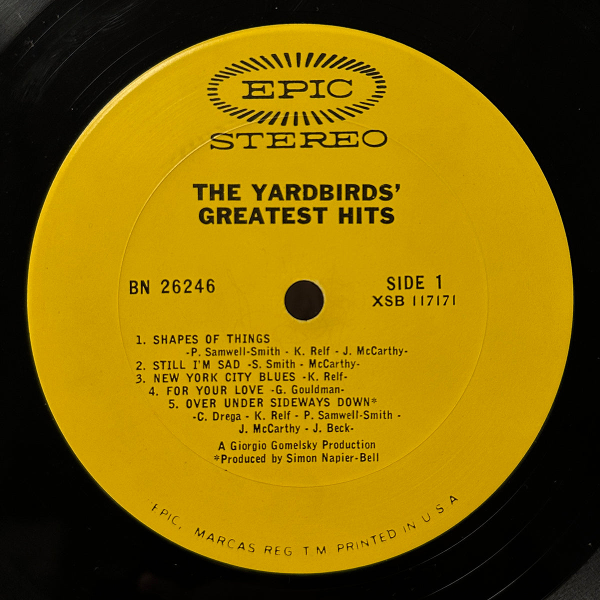 The Yardbirds&#39; Greatest Hits