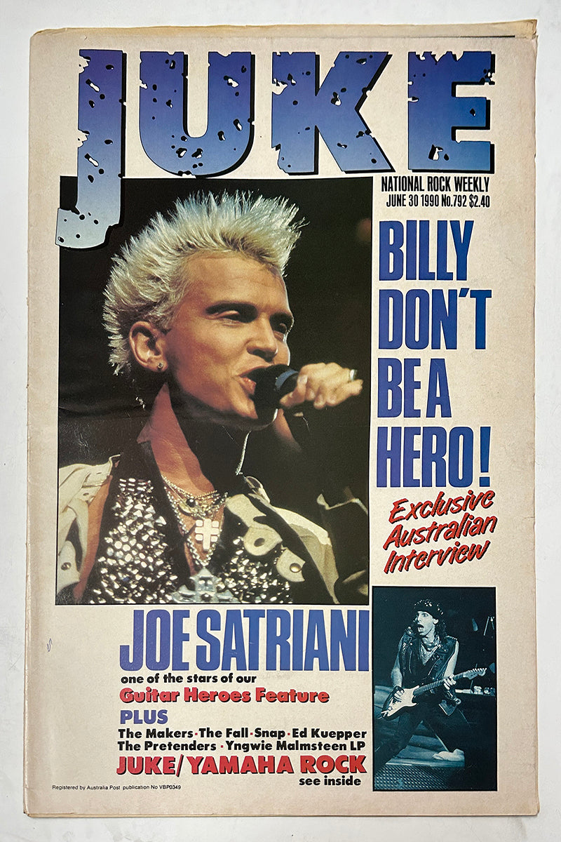 Juke - 30th June 1990 - Issue #792 - Billy Idol On Cover