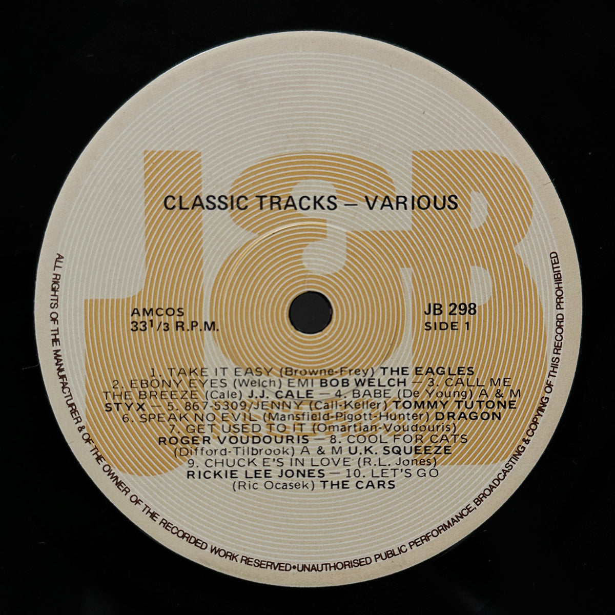 Classic Tracks Volume One