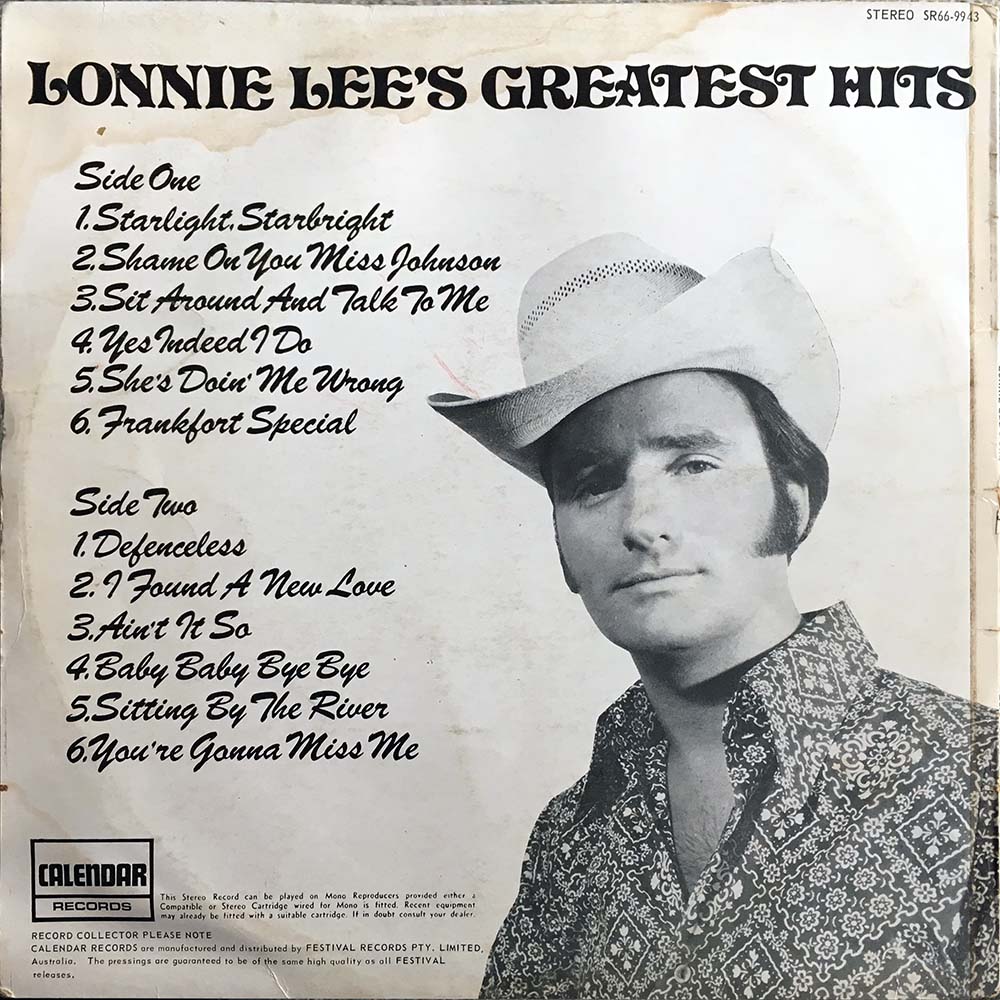 Lonnie Lee&#39;s Greatest Hits