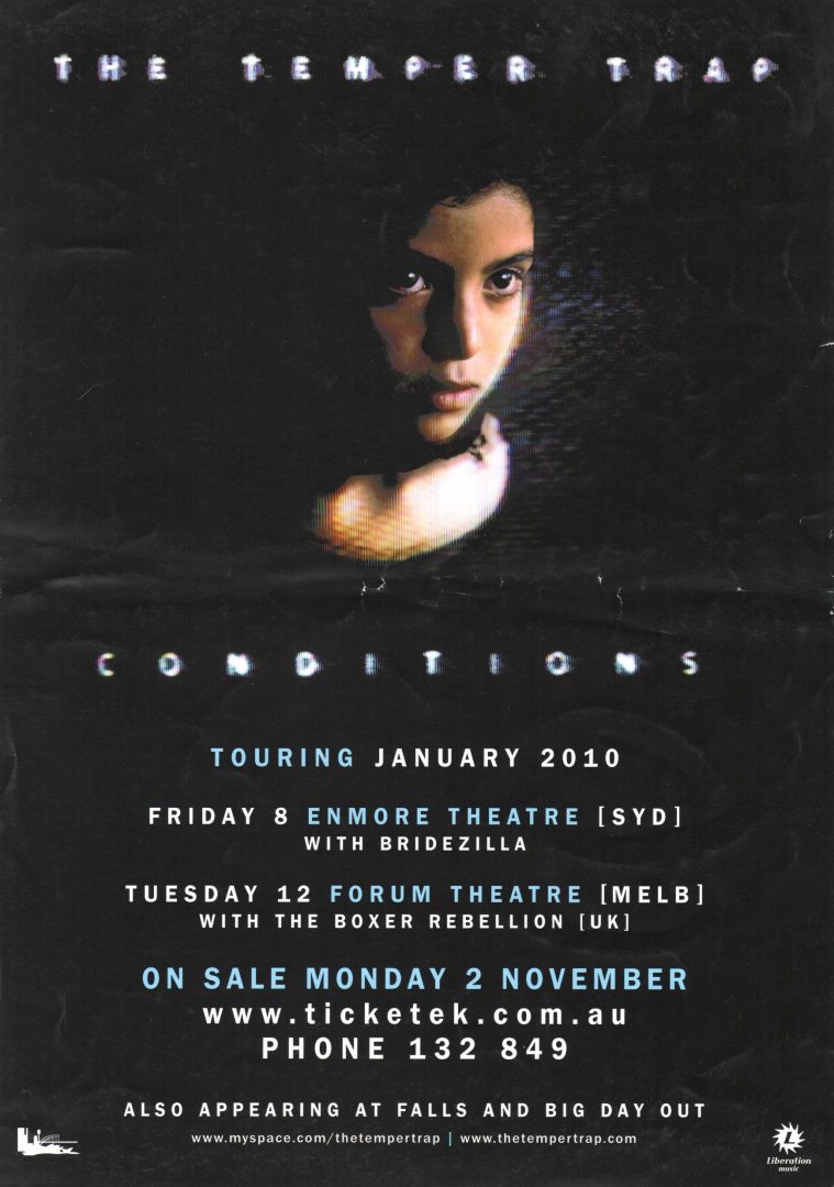 Conditions January 2010 Tour Poster