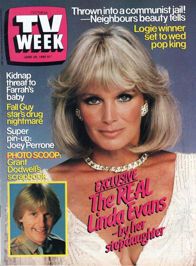 TV Week ��� 29th June 1985 ��� Linda Evans On Cover