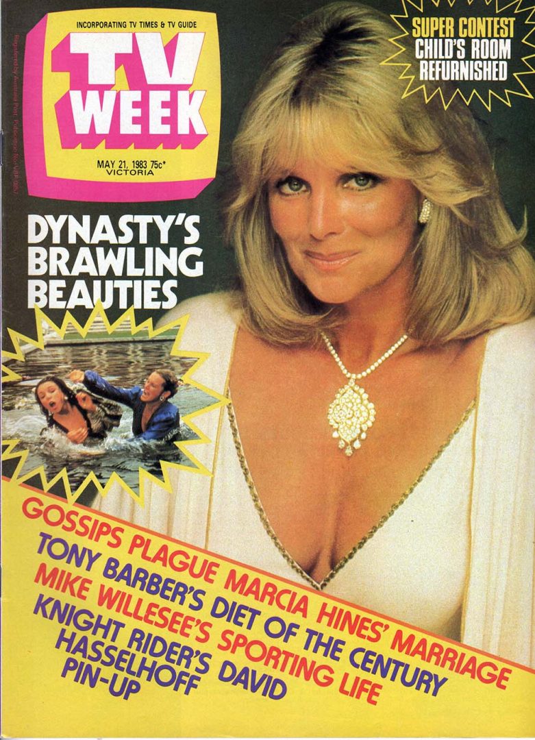 TV Week - 21st May 1983 - Krystle Carrington Of Dynasty On Cover