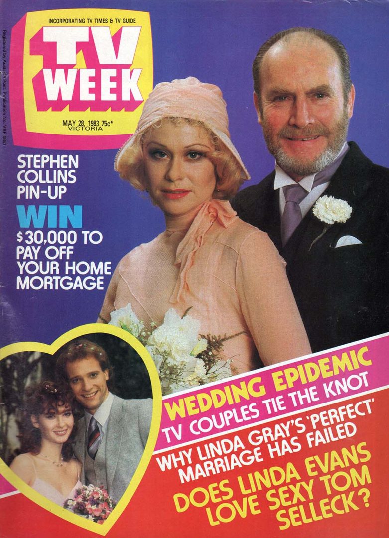 TV Week - 28th May 1983 - Carson&#39;s Law Cast On Cover