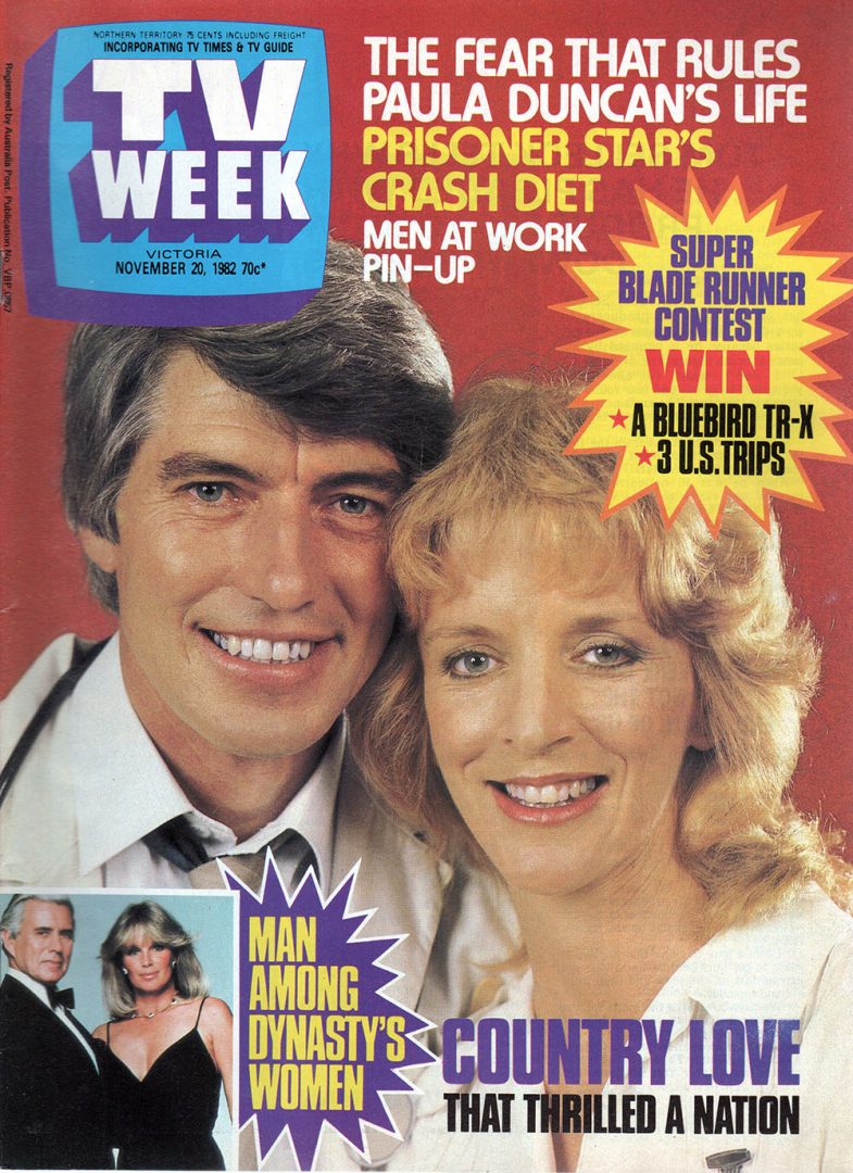 TV Week - 20th November 1982 - Shane Porteous &amp; Helen Scott Of A Country Practice On Cover