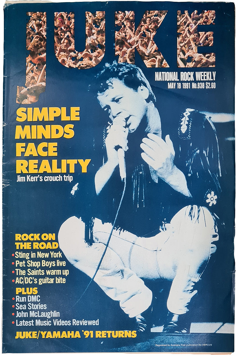 Juke - 18th May 1991 - Issue #838 - Simple Minds On Cover