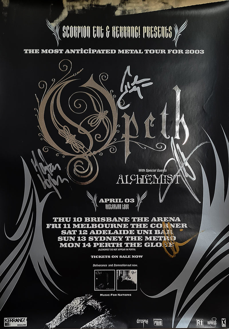 &#39;Australian Tour 2003&#39; Poster