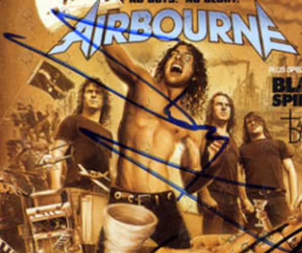 AIRBOURNE - No Guts. No Glory. Signed UK Tour Flyer - 3