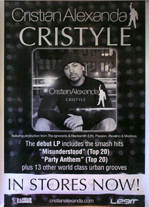 ALEXANDA-- CRISTIAN - &#39;Cristyle&#39; Album Promo Poster - 1