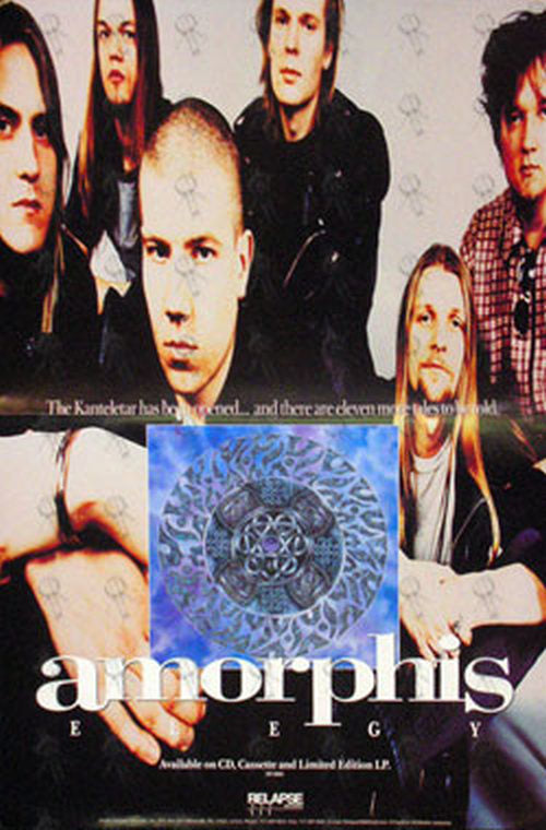 AMORPHIS - Double Sided &#39;Elegy&#39; Album Poster - 2