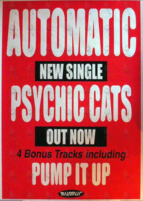 AUTOMATIC - &#39;Psychic Cats&#39; Single Promo Poster - 1