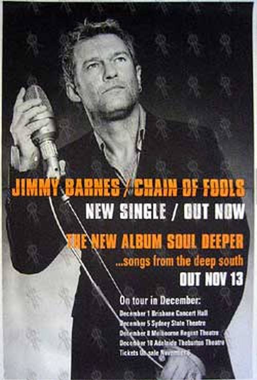 BARNES-- JIMMY - &#39;Chain Of Fools&#39; Single/&#39;Soul Deeper&#39; Album/Tour Poster - 1