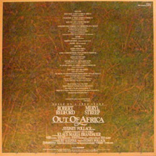 BARRY-- JOHN - Music From The Motion Picture Soundtrack Out Of Africa - 2