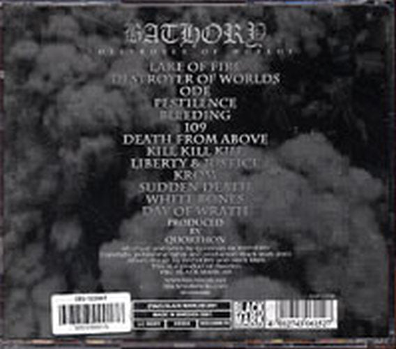 BATHORY - Destroyer Of Worlds - 2