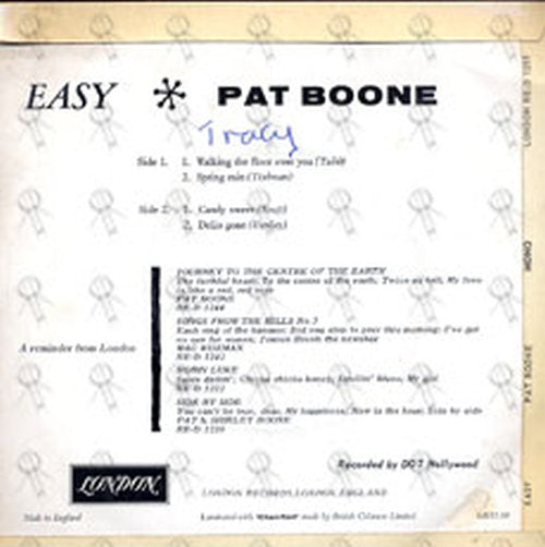 BOONE-- PAT - Easy - 2