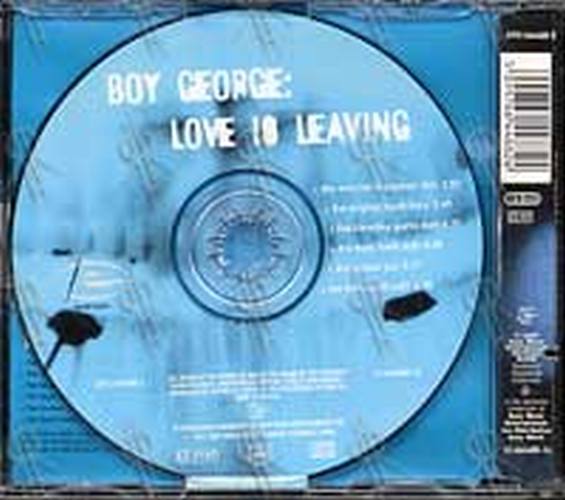 BOY GEORGE - Love Is Leaving - 2