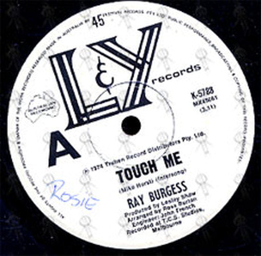 BURGESS-- RAY - Touch Me - 2