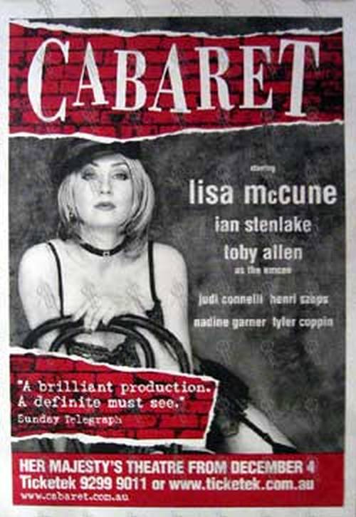 CABARET - 'Her Majesty's Theatre' Show Poster - 1