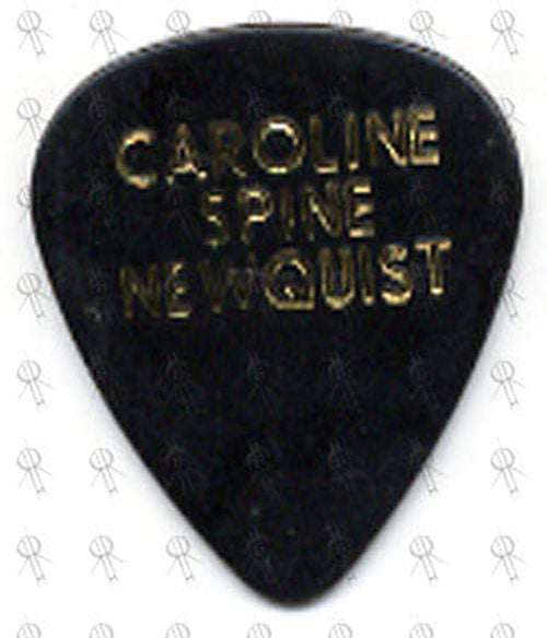 CAROLINE&#39;S SPINE - Black Jimmy Newquist Guitar Pick - 1