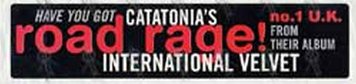 CATATONIA - &#39;Road Rage&#39; Single Sticker - 1