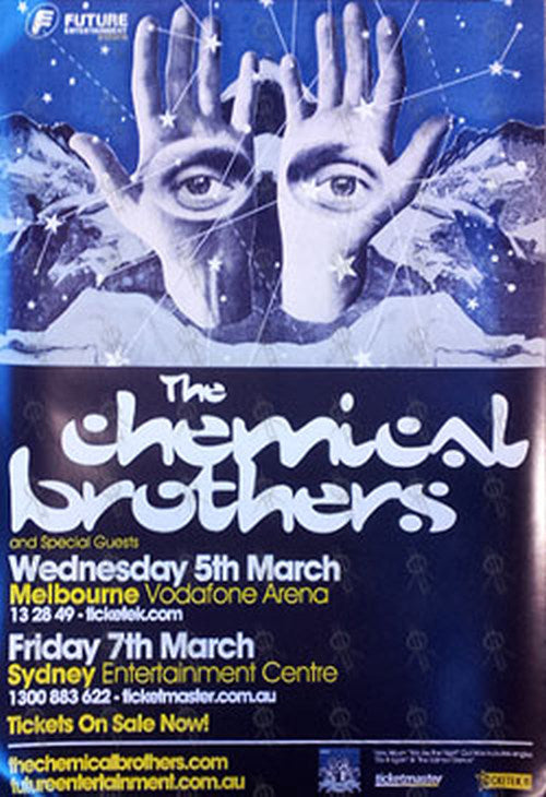 CHEMICAL BROTHERS-- THE - March 2008 Australian Tour Poster - 1