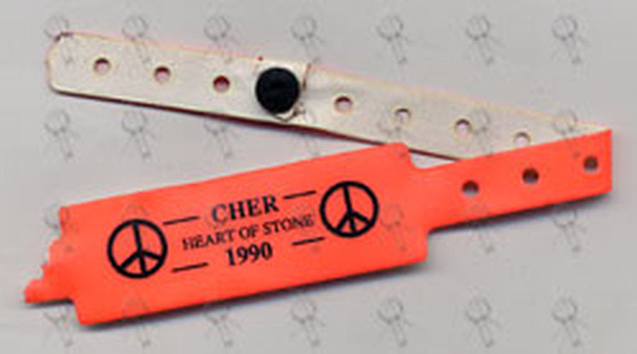 CHER - 'Heart Of Stone' 1990 Australian Tour Wrist Band - 1