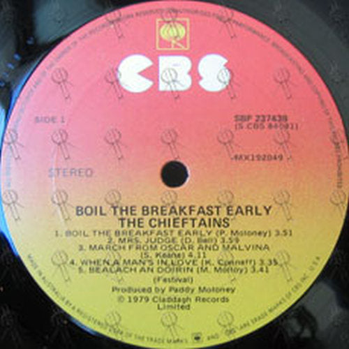 CHIEFTAINS-- THE - The Chieftains 9: Boil The Breakfast Early - 3