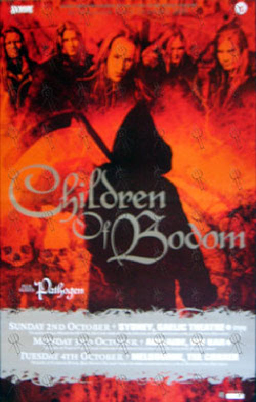 CHILDREN OF BODOM - Australian 2005 Tour Poster - 1