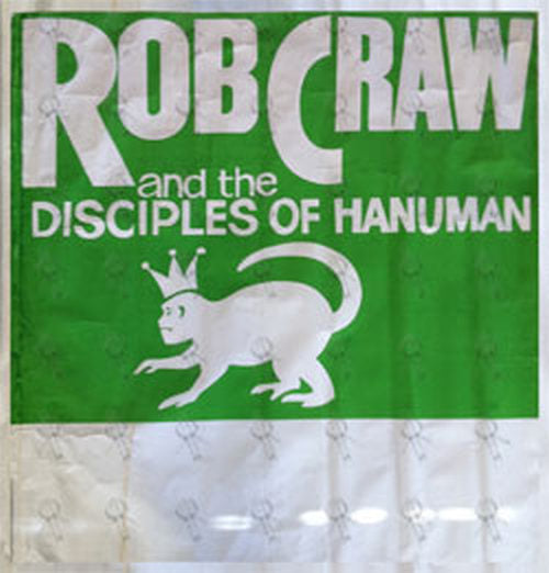 CRAW AND THE DISCIPLES OF HANUMAN -- ROB - 80&#39;s Promotional Gig Poster - 1