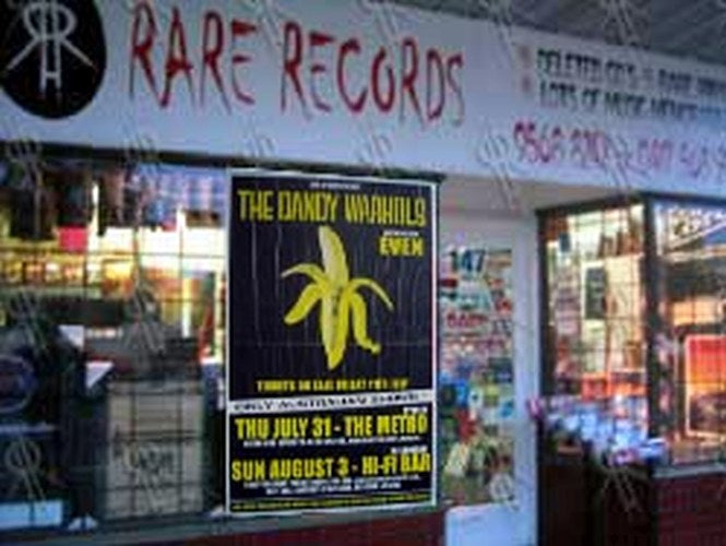 DANDY WARHOLS-- THE - 2003 Australian Tour 2-Show (Sydney &amp; Melbourne) Poster - 2