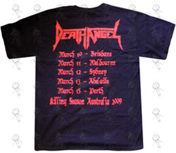 DEATH ANGEL - Black 2009 Australian Tour T-Shirt - 3