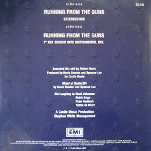 DIE LAUGHING - Running From The Guns - 2