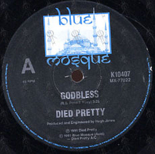 DIED PRETTY - Stop Myself / Godbless - 3