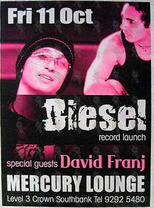 DIESEL & DAVID FRANJ - 'Mercury Lounge