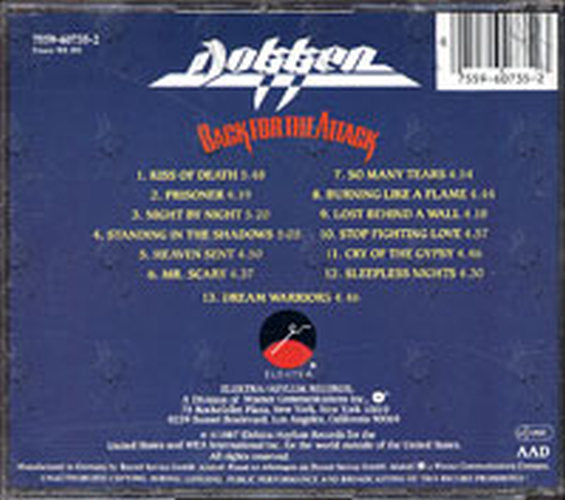 DOKKEN - Back For The Attack - 2