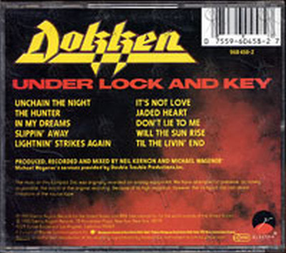 DOKKEN - Under Lock And Key - 2