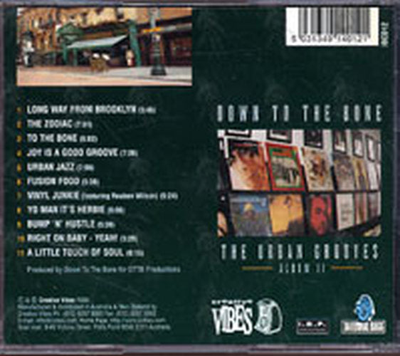 DOWN TO THE BONE - The Urban Grooves Album II - 2