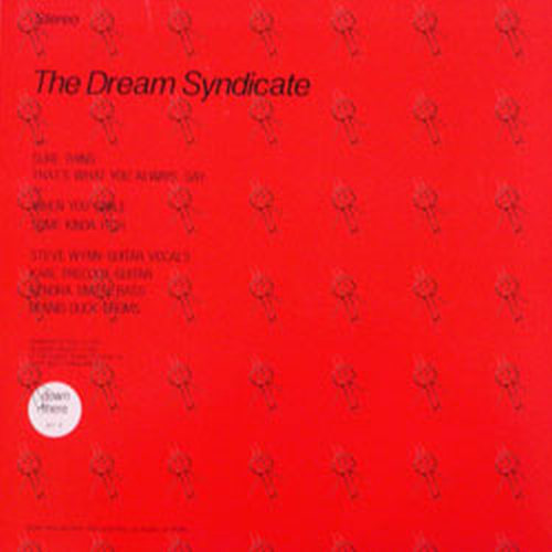 DREAM SYNDICATE-- THE - Sure Thing - 2