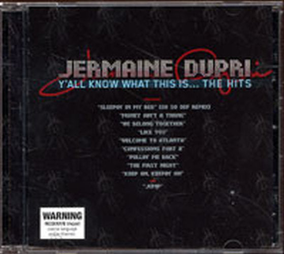 DUPRI-- JERMAINE - Y&#39;All Know What This Is... The Hits - 1