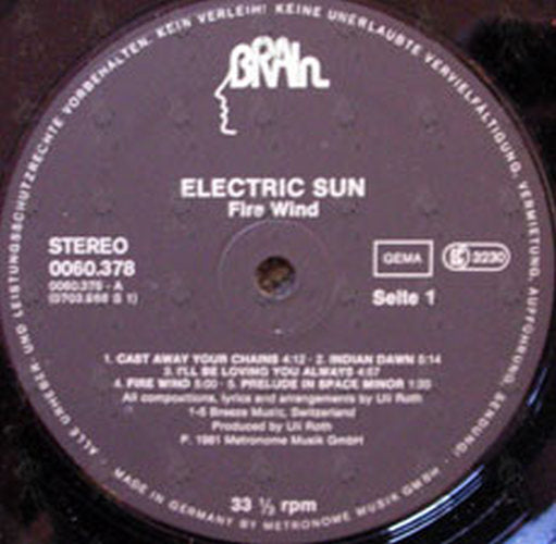 ELECTRIC SUN - Earthquake - 3