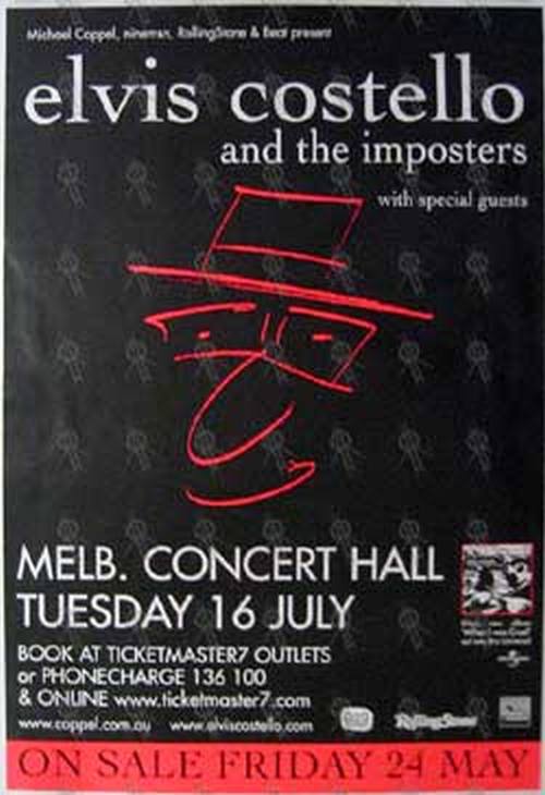 ELVIS COSTELLO & THE IMPOSTERS - 'Melbourne Concert Hall