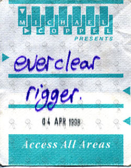 EVERCLEAR - Access All Areas Cloth Sticker Pass - 1