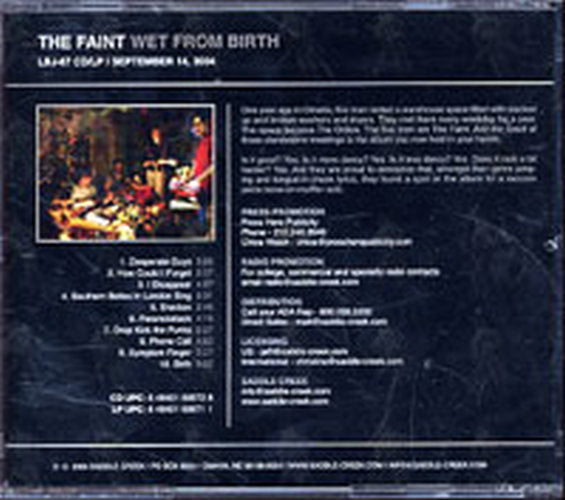 FAINT-- THE - Wet From Birth - 2